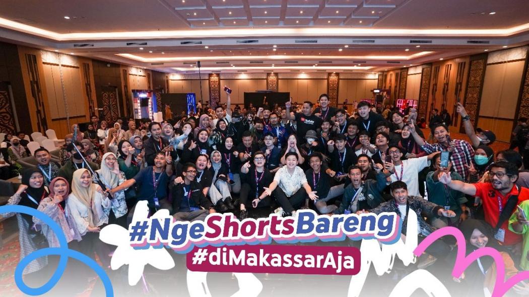 Samuel Christ Ceritakan Perjalanannya Sebagai Konten Kreator dalam #NgeShortsBareng di Makassar