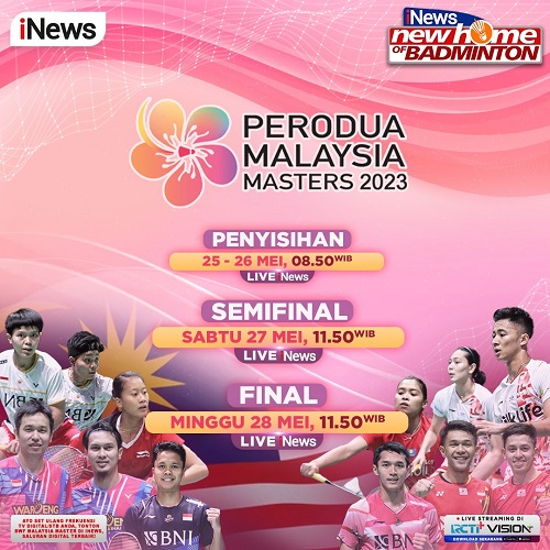 Hari Ini! Fajar/Rian Cs Beraksi di Babak Pertama Malaysia Masters 2023, LIVE iNews