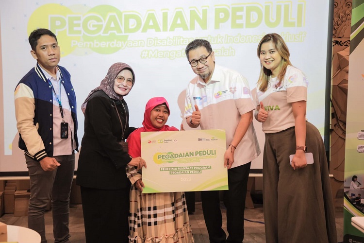 Pegadaian Bantu Pelaku Usaha Disabilitas Kembangkan Bisnis