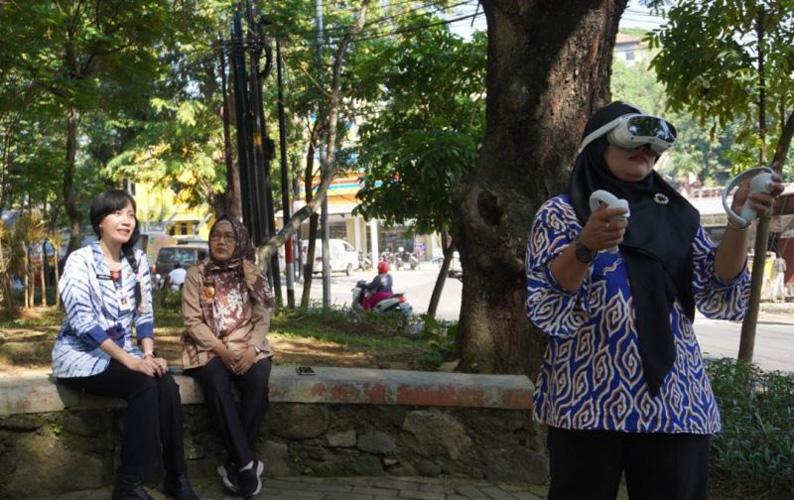 Keren, Taman Kota di Semarang Dilengkapi Bioskop Virtual dengan Teknologi Canggih