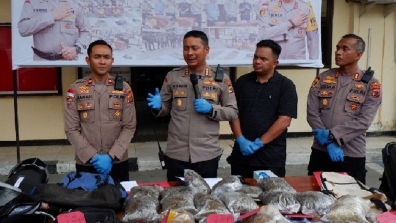 Warga PNG Selundupkan 8,7 Kg Ganja Ditangkap, Kapolresta Jayapura: Terbesar Sepanjang 2023