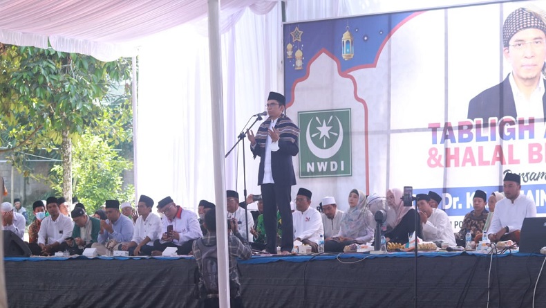 Di Hadapan Jemaah NWDI, TGB Sebut Partai Perindo Wadah Perjuangan untuk Kebaikan 