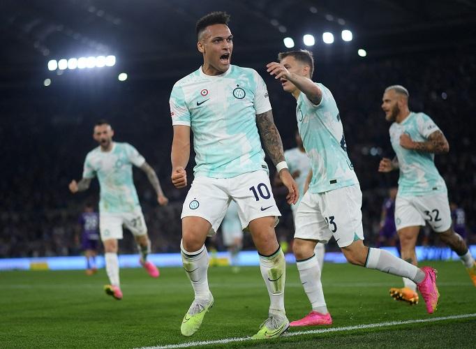 Hasil Final Coppa Italia: Inter Milan Juara usai Libas Fiorentina, Martinez Pahlawan