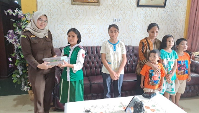 Momen Bahagia Janda 5 Anak Jadi Tersangka di Nisel Kini Berkumpul dengan Keluarga