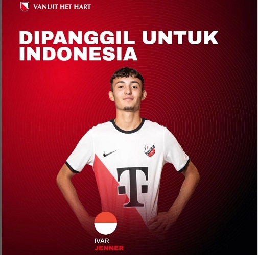 FC Utrecht Umumkan Ivan Jenner Dipanggil Timnas Indonesia: Siap Lawan Palestina dan Argentina