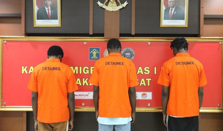 Overstay 57 Hari, 3 WNA Nigeria Diamankan Imigrasi Jakarta Pusat
