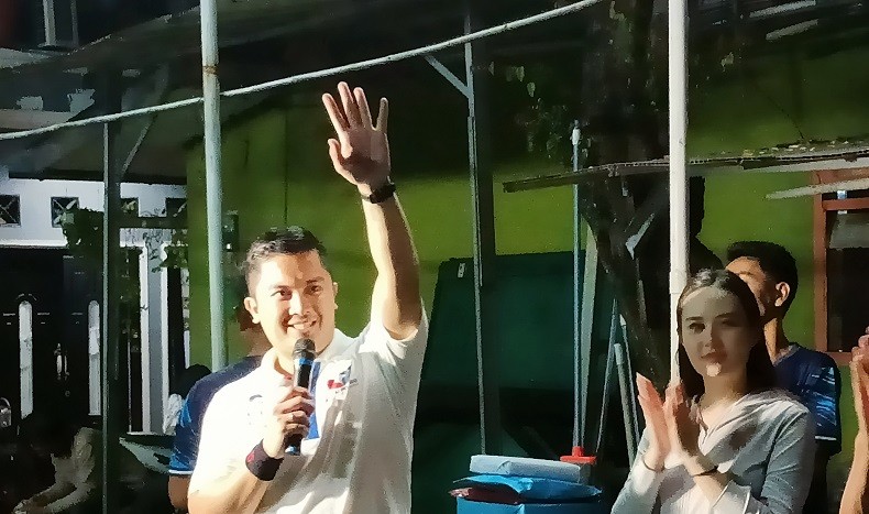 Jadi Bacaleg Perindo, Diska Resha Putra Silaturahmi ke Warga Lewat Turnamen Bulu Tangkis