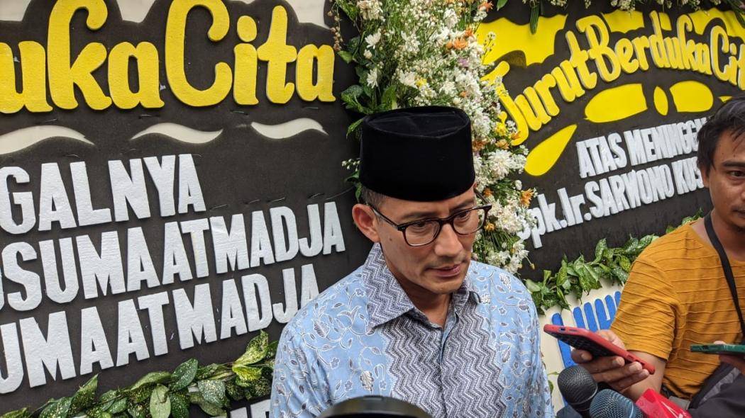 Sandiaga Uno Kenang Sarwono Kusumaatmadja: Kita Kehilangan Sosok Pejuang Lingkungan