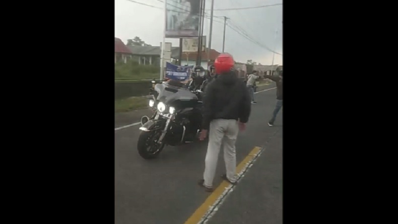 Polda Jabar Buru Rider Moge yang Kabur seusai Serempet Santri di Ciamis