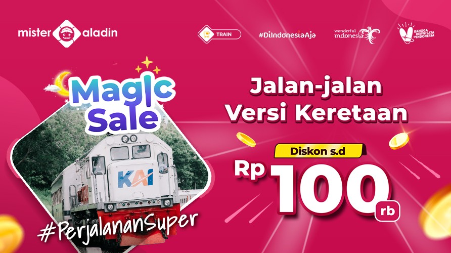 Cuma 3 Hari, Jalan-jalan Hemat Naik Kereta Diskon s.d Rp100 Ribu! Yuk Cek di Sini