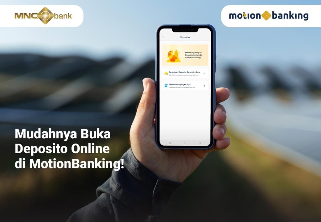 Begini Cara Buka Deposito Online di MotionBanking