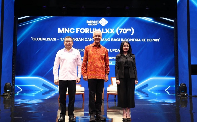 Hadiri MNC Forum, Ganjar Pranowo: Saya Merasa Terhormat Diundang