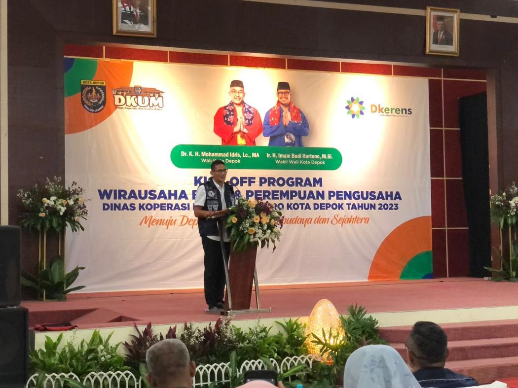 Depok Berpontensi Jadi Kota Kreatif, Menparekraf: Perempuan Pengusaha Bantu Ciptakan Lapangan Kerja