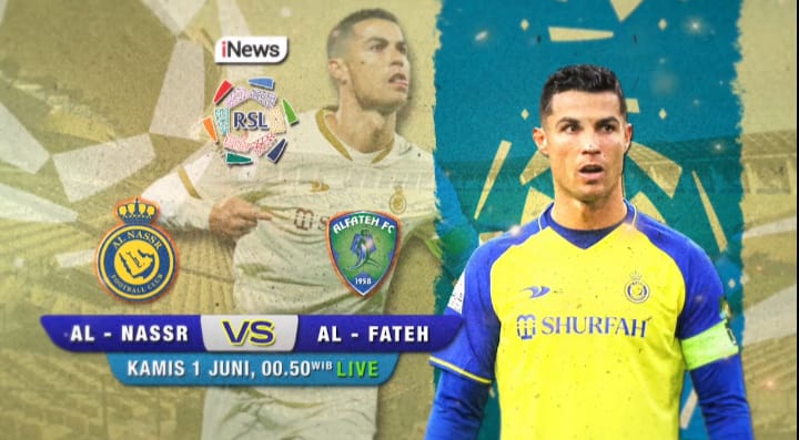 Cristiano Ronaldo Beraksi! Al-Nassr Vs Al-Fateh di Laga Pamungkas Liga Arab Saudi Dini Hari Nanti, Live iNews