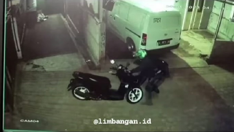 Aksi Kilat, Pelaku Curanmor Tanpa Alat Gasak Motor di Limbangan Garut