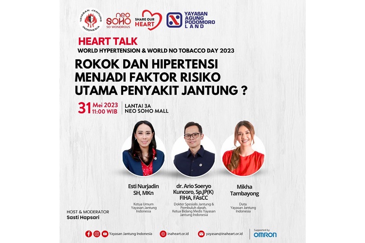 Neo Soho Mall Dukung Perayaan Hari Hipertensi dan Hari Tanpa Tembakau Sedunia