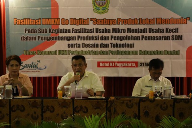 Dukung Usaha Mikro Naik Kelas, Pemkab Bantul Fasilitasi UMKM Go Digital