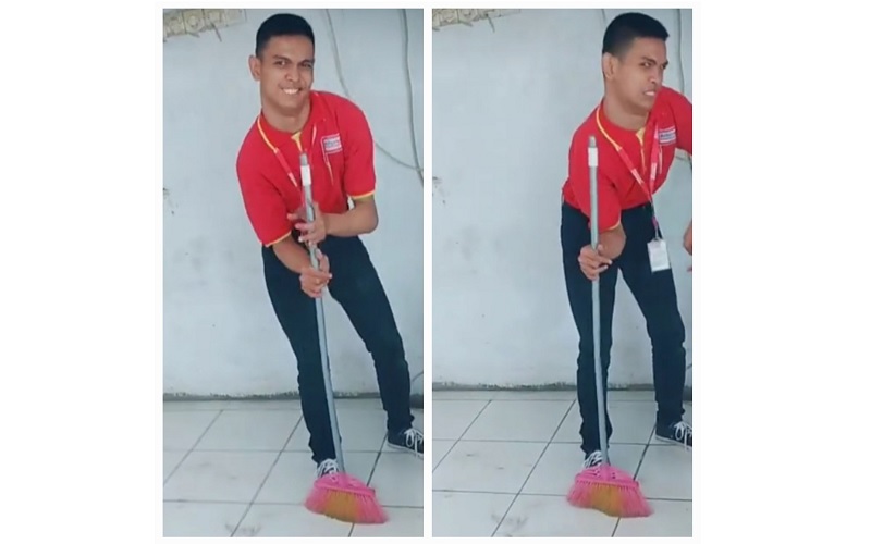 Banjir Pujian Warganet, Ini Sosok Sandi Nur Rohmat Pegawai Alfamart Penyandang Disabilitas