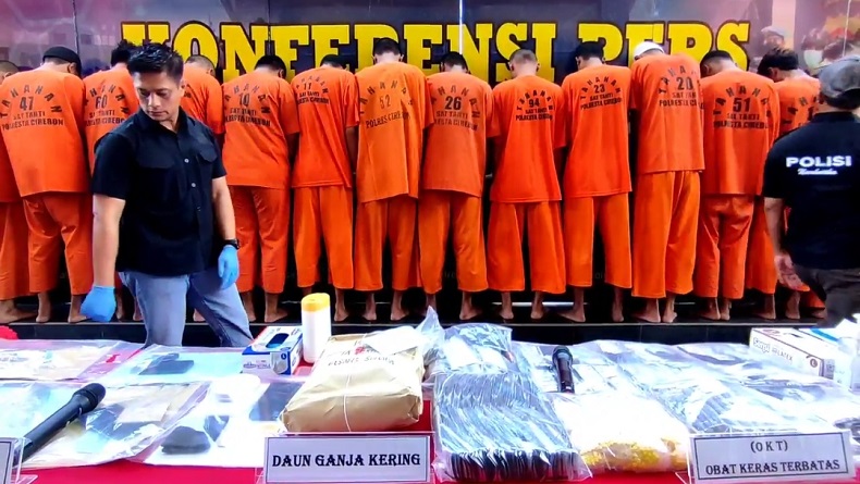 Ungkap 29 kasus Narkoba di Cirebon, Polisi Tangkap 33 Pengedar