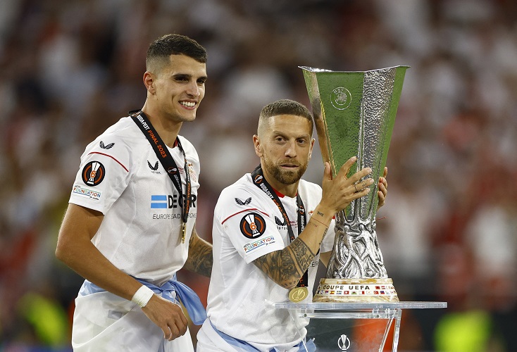 Erik Lamela Bangga Banget Antar Sevilla Juara Liga Europa: Ini Momen yang Ditunggu-tunggu