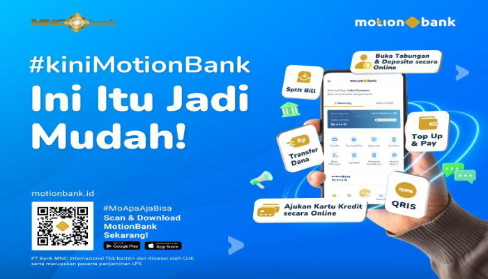 Memantapkan Posisi Bank Digitalnya, MotionBanking Berubah Nama Menjadi MotionBank