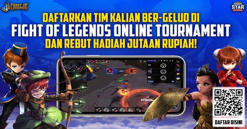 Daftarkan Tim Kalian Ber-GELUD di Fight of Legends Online Tournament dan Rebut Hadiah Jutaan Rupiah!