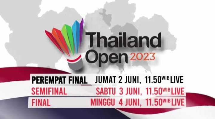 Marcus/Kevin Melaju ke Perempat Final Thailand Open 2023 Hari ini LIVE di iNews, New Home of Badminton