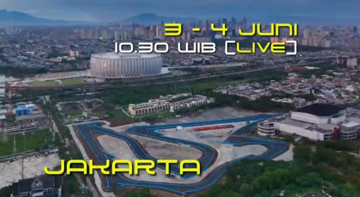 Indonesia Kembali Jadi Tuan Rumah Qualifying Formula E, Jakarta e-Prix Besok, LIVE di iNews