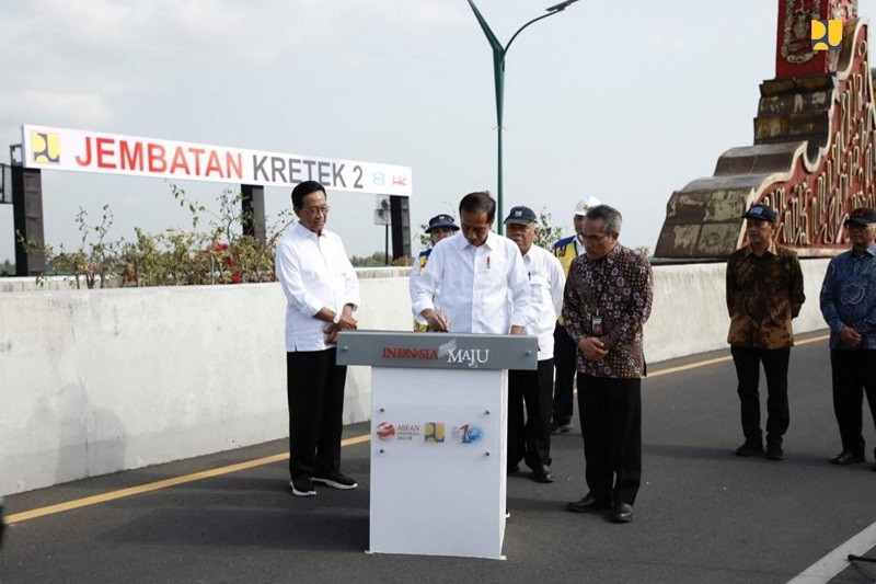 Jembatan Kretek 2 Diresmikan Jokowi, Segini Anggarannya 