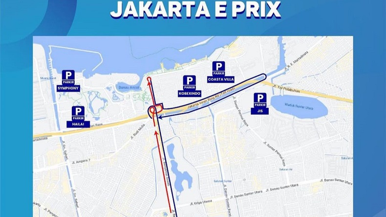 Simak! Ini Lokasi Kantong Parkir Penonton Formula E sesuai Kategori Tiket