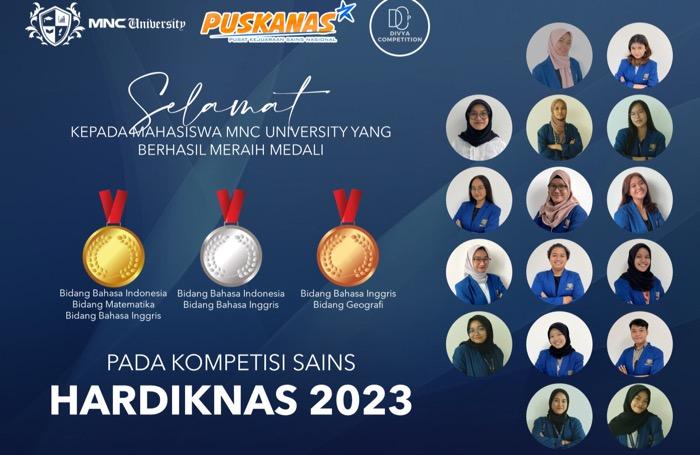 Bangga! MNC University Borong Medali di Kompetisi Sains Tingkat Nasional