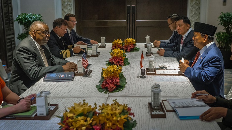 Hadiri Pertemuan Multilateral Menhan AS-ASEAN, Prabowo: Kerja Sama Berlanjut Baik