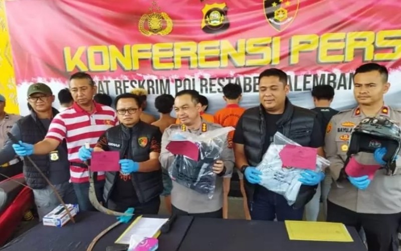 Pelaku Tawuran Maut di Palembang Pakai Kode COD saat Komunikasi via Medsos