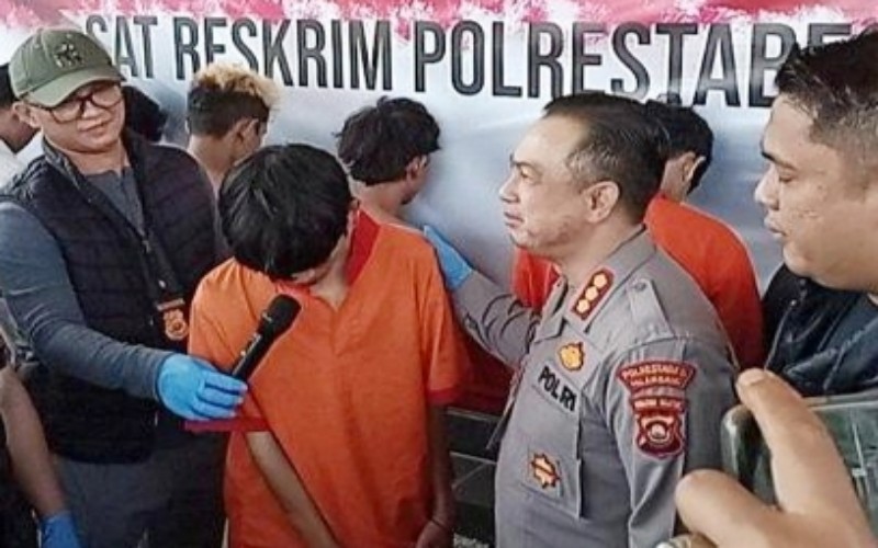 Polisi Tetapkan 3 Tersangka Tawuran Tewaskan Pelajar di 14 Ulu Palembang