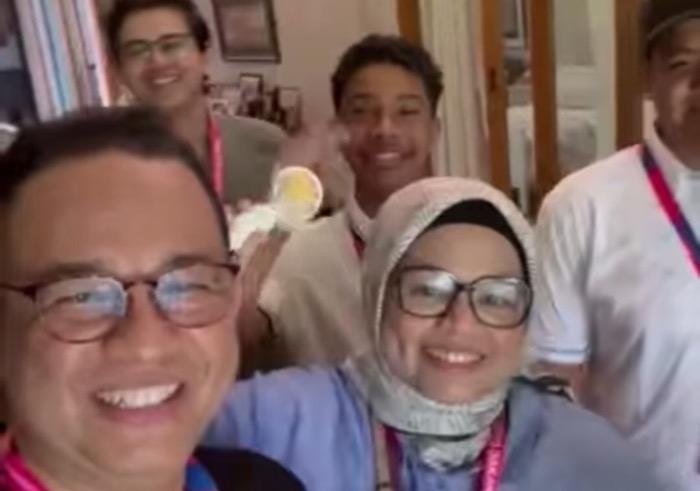 Momen Anies Nonton Formula E Bareng Keluarga di Ancol