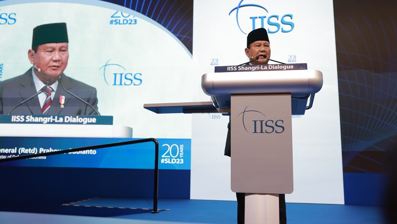 Prabowo Usulkan 5 Saran untuk Resolusi Konflik Rusia-Ukraina di IISS Shangri-La Singapura