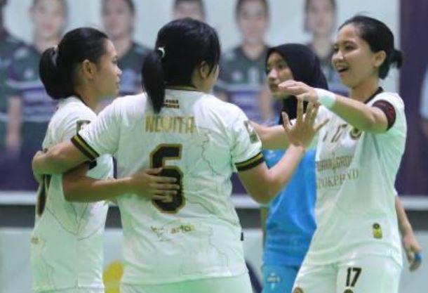 Hasil Liga Futsal Profesional Putri 2023: Pesta Gol! Pusaka Angels Libas Pansa FC 10-0