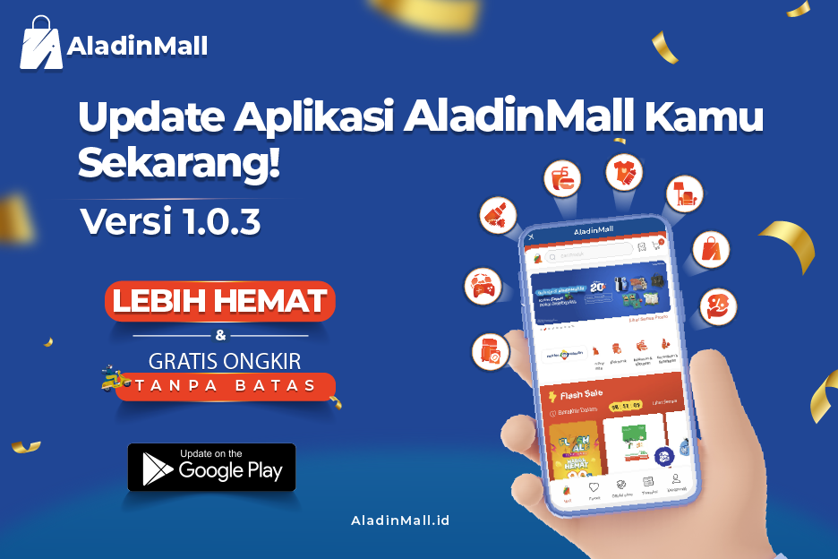 Belanja Makin Mudah di Aplikasi Terbaru AladinMall, Yuk Update Sekarang!