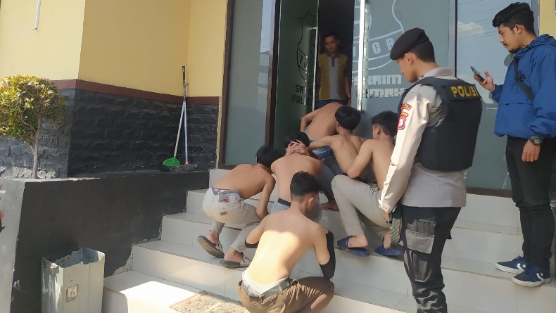 Belasan Anggota Geng Motor yang Ditangkap Polisi di Cimahi dan KBB Positif Narkoba