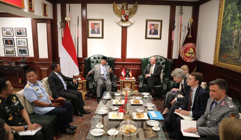 Prabowo Bertemu Menhan Jerman Boris Pistorius, Bahas Penguatan Kerja Sama Pelatihan dan Pendidikan
