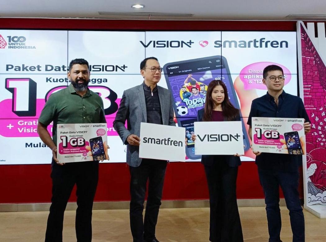 Smartfren Hadirkan Paket Data Vision+, Berikan Kemudahan Streaming Hiburan dengan Harga Terjangkau