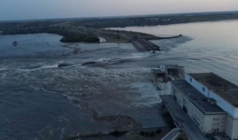 Bendungan Jebol Dibom, Kota di Ukraina Terendam Air Berlakukan Status Darurat