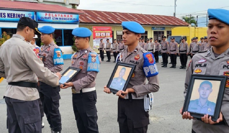 Polres Kerinci PTDH 4 Anggota Bermasalah, Kasus Narkoba dan Baby Lobster