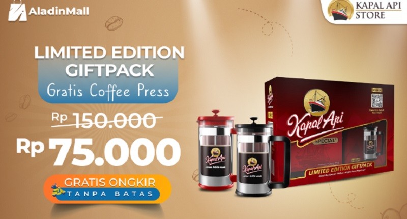 Limited Edition, Kapal Api Diskon 50% + Gratis Ongkir di AladinMall! Cuss Diborong
