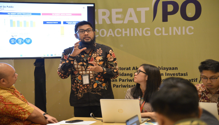 Akselerasi Pelaku Usaha Parekraf IPO, Kemenparekraf Gelar Coaching Clinic KreatIPO