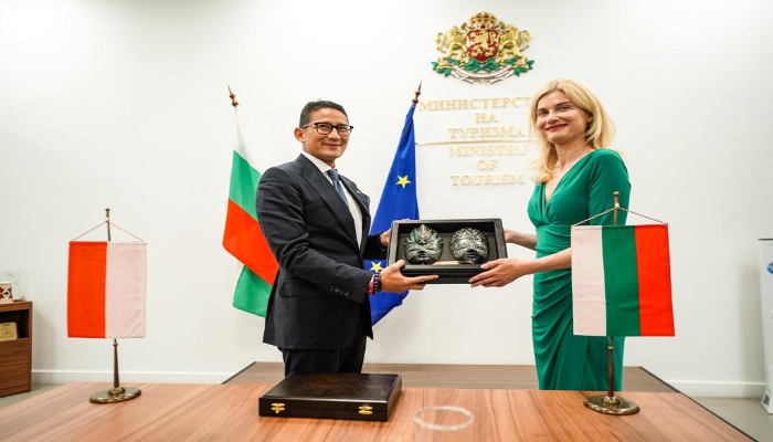  Sandiaga Uno Temui Menteri Pariwisata Bulgaria Bahas Peluang Usaha dan Lapangan Kerja