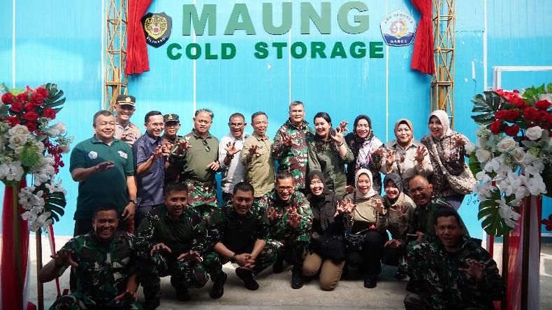 Maung Cold Storage Komitmen Pangdam Siliwangi untuk Nelayan di Garut Selatan