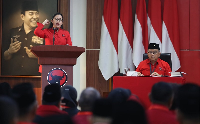 Puan Maharani Bacakan Rekomendasi Rakernas III PDIP, Singgung Visi-Misi Capres dan Cawapres