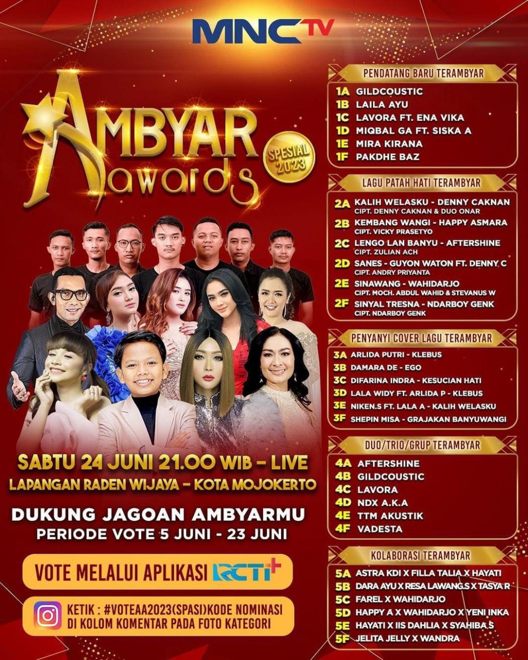 5 Kategori Siap Diperebutkan Insan Musik Dangdut di Ajang Penghargaan Ambyar Awards 2023