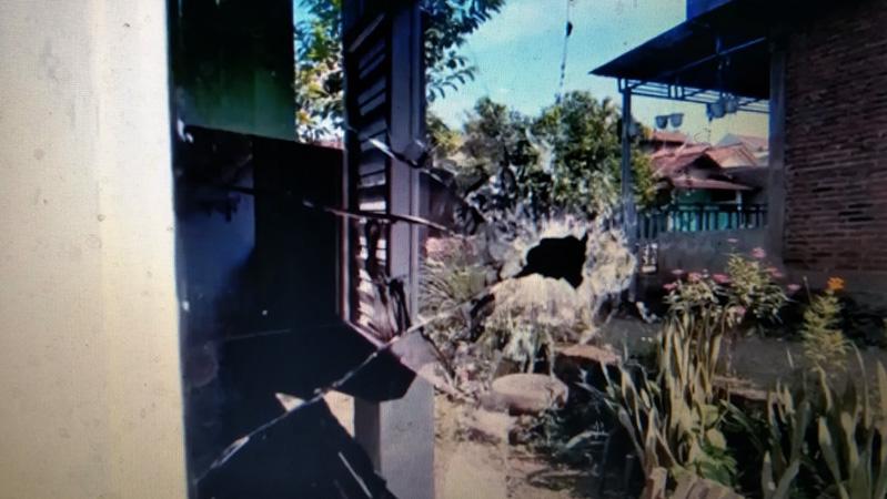 Rumah Warga di Pati Dirusak OTK, Jendela Pecah dan Berlubang Diduga Ditembak